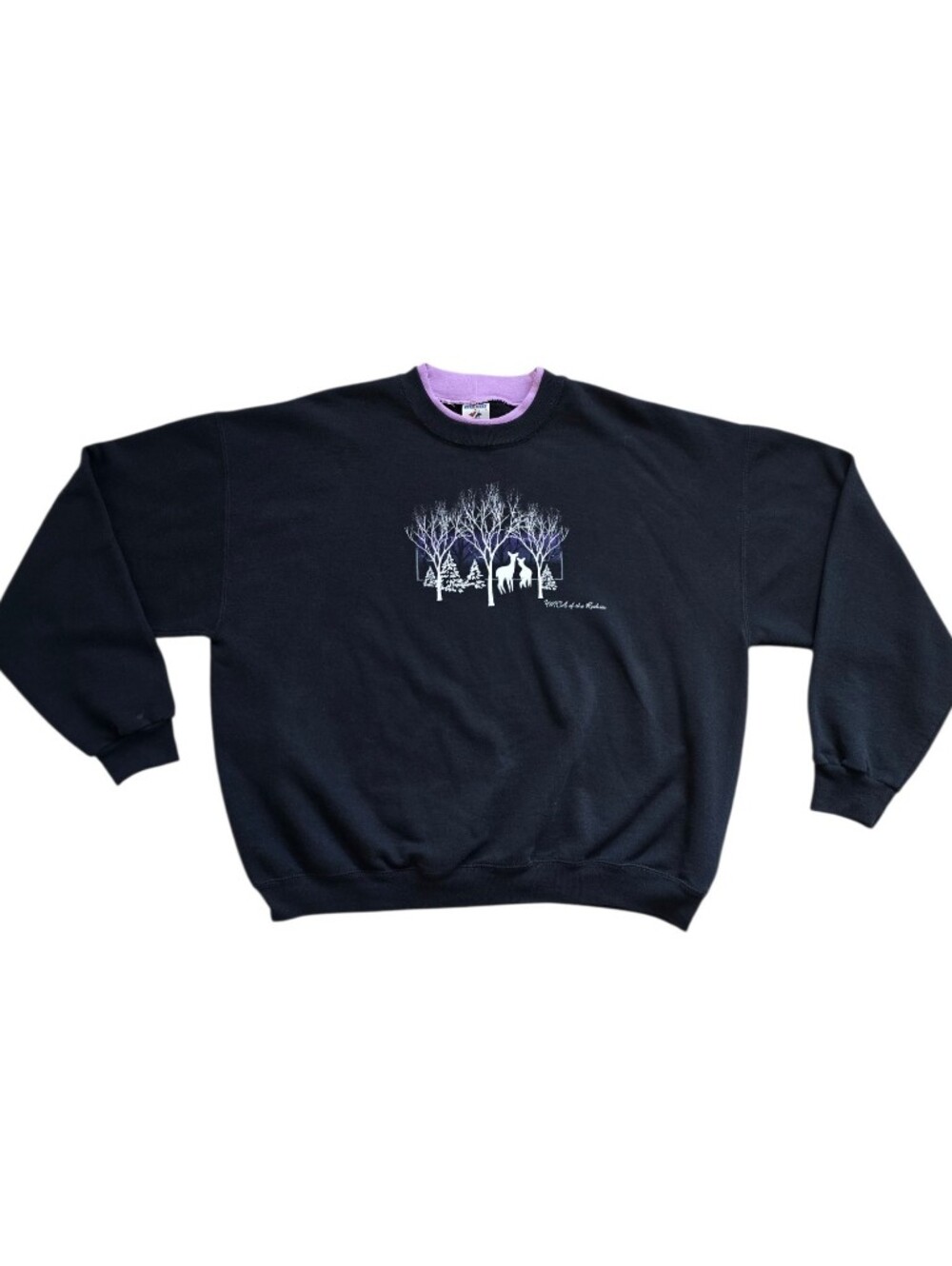 Vintage 90's Jerzees Grandpa YMCA Of The Rockies Crew Neck Sweater, Size Large